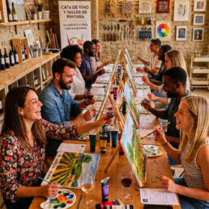 Painting and wine experience